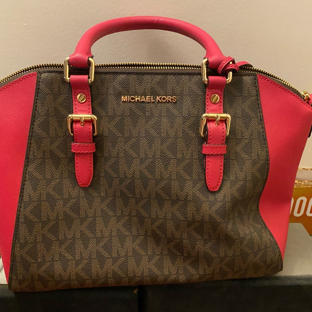 Michael Kors Fuschia Satchel